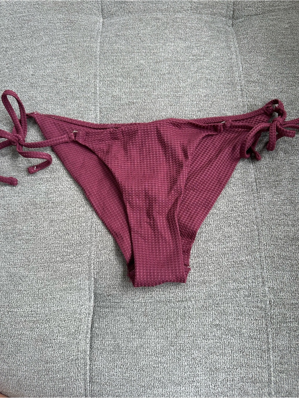 aerie Cheeky Bikini Bottom in Berry Pink